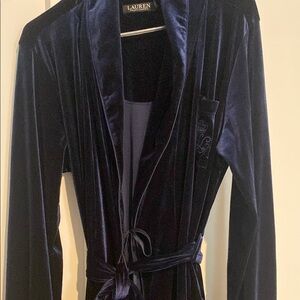 Navy Velvet Women's Jacket